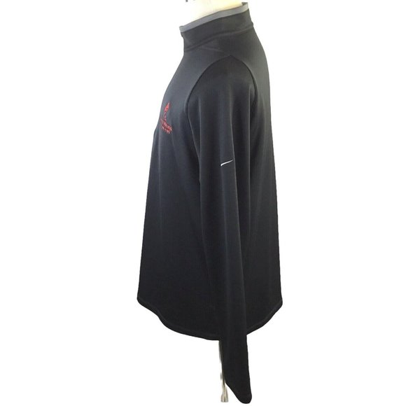 Nike Golf Johnnie Walker Fri Fit 1/4 Zip Men's Sz Large Black Jacket Johnny - Picture 4 of 11